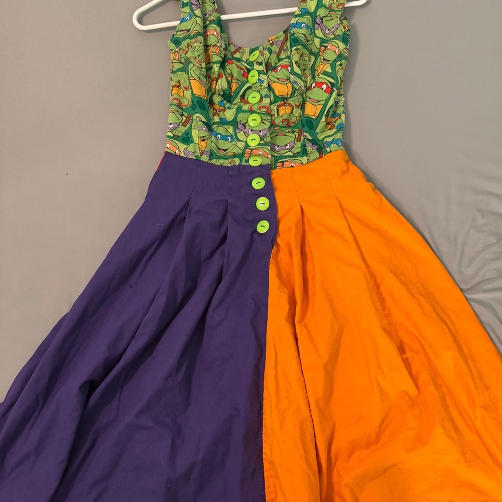 Ninja Turtle Handmade Dress Sm-Med